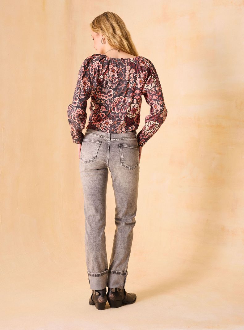 Blusa Tela Jacquard Full Estampada-5