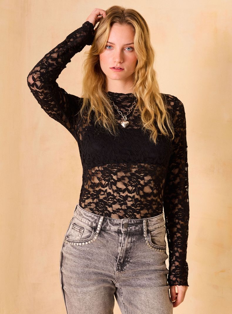 Polera Encaje-0