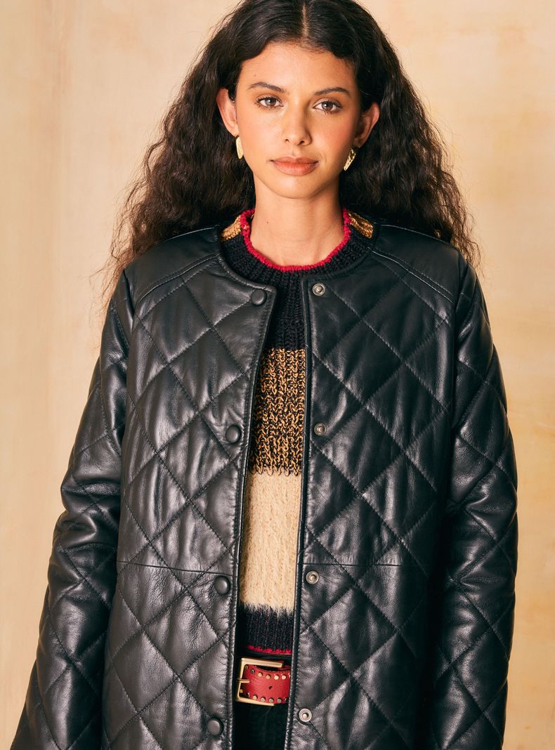 Chaqueta Larga Acolchada-2