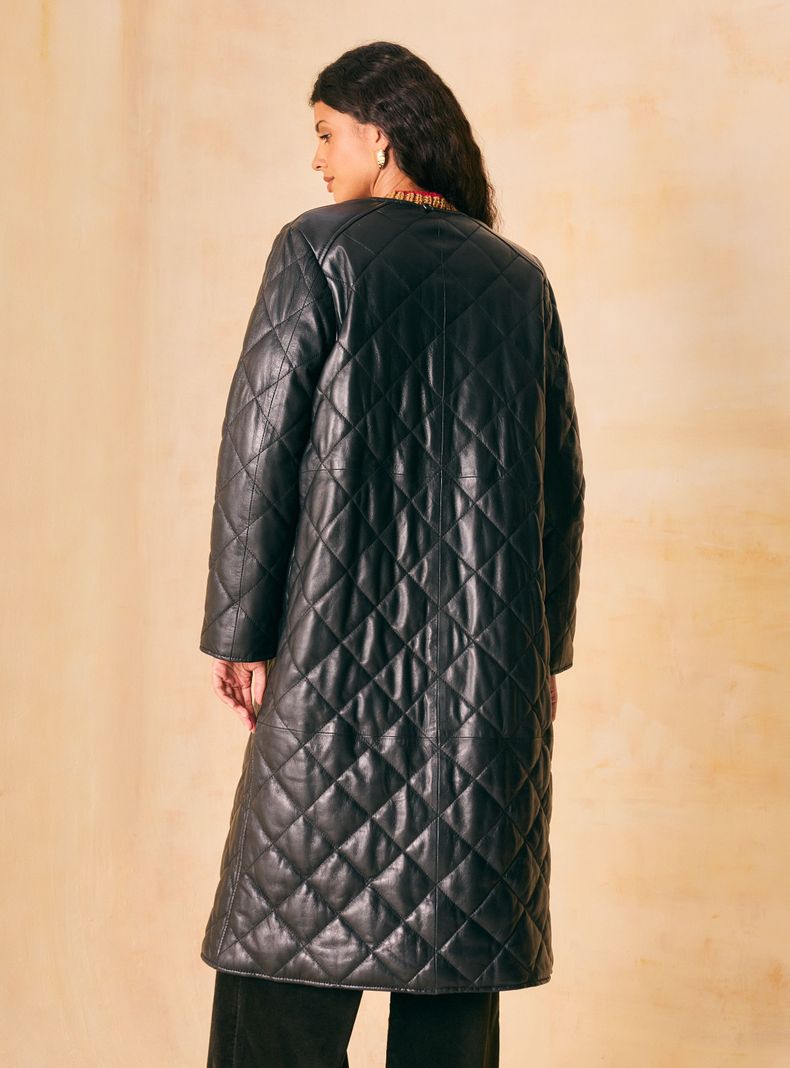 Chaqueta Larga Acolchada-3