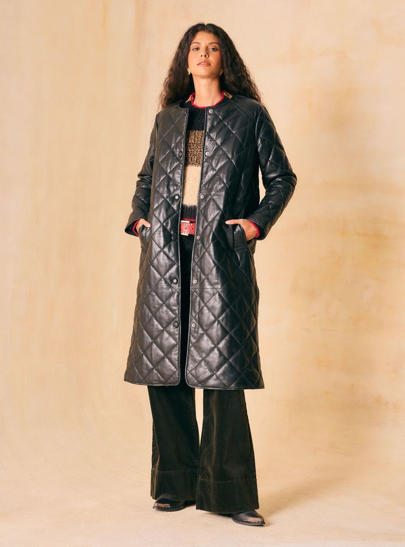 Chaqueta Larga Acolchada-4