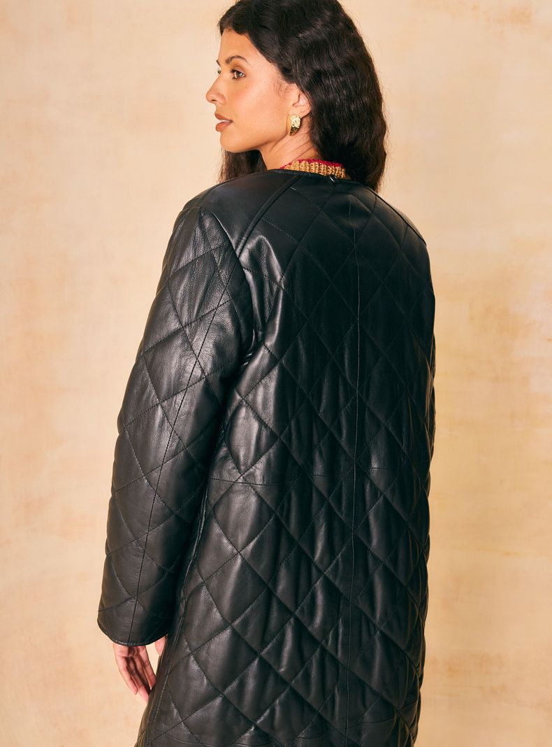 Chaqueta Larga Acolchada-1
