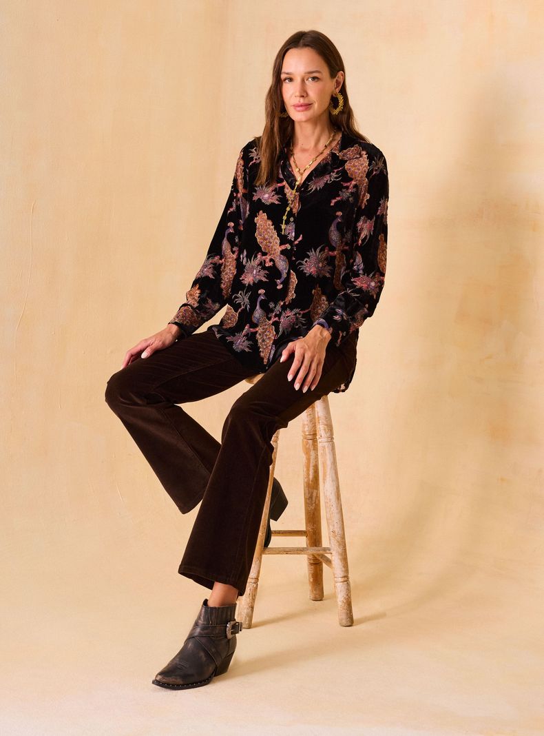 Blusa Devoré Estampado-4