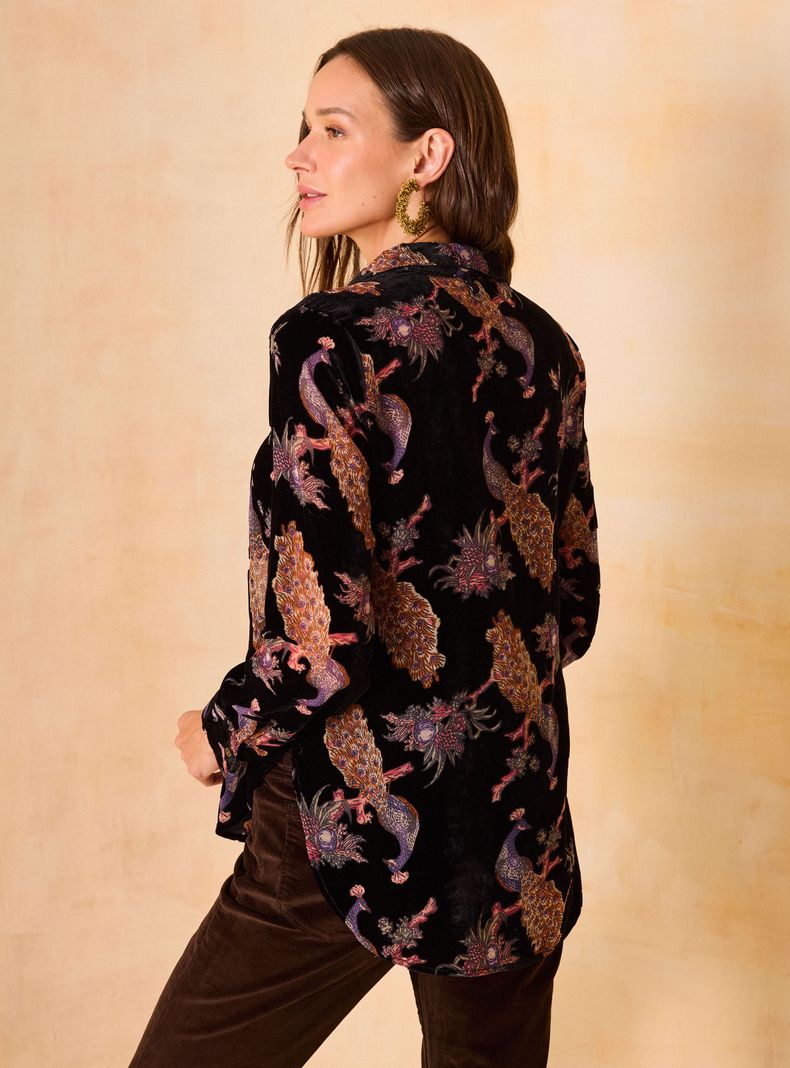 Blusa Devoré Estampado-1