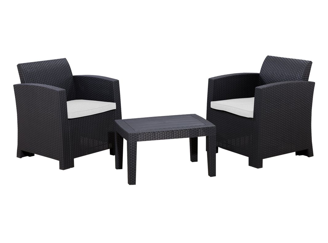 Juego de Living Mallorca 2 Sillones 1C + Mesa-0