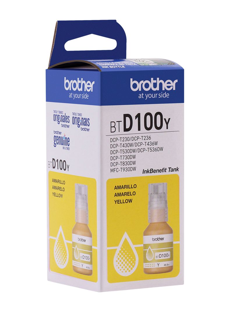 Botella de Tinta BTD100Y Amarilla-2