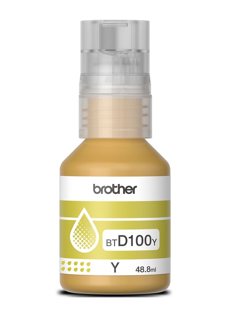 Botella de Tinta BTD100Y Amarilla-0