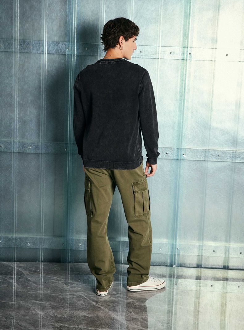 Sweater Liso Lavado-5