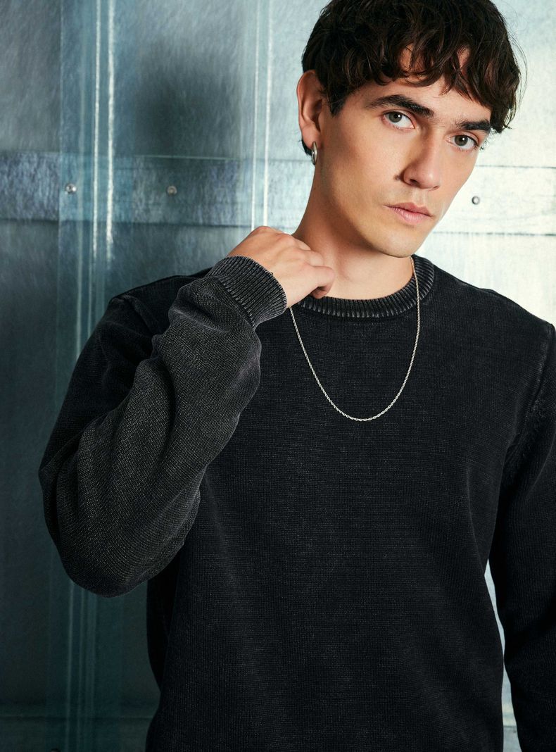 Sweater Liso Lavado-3