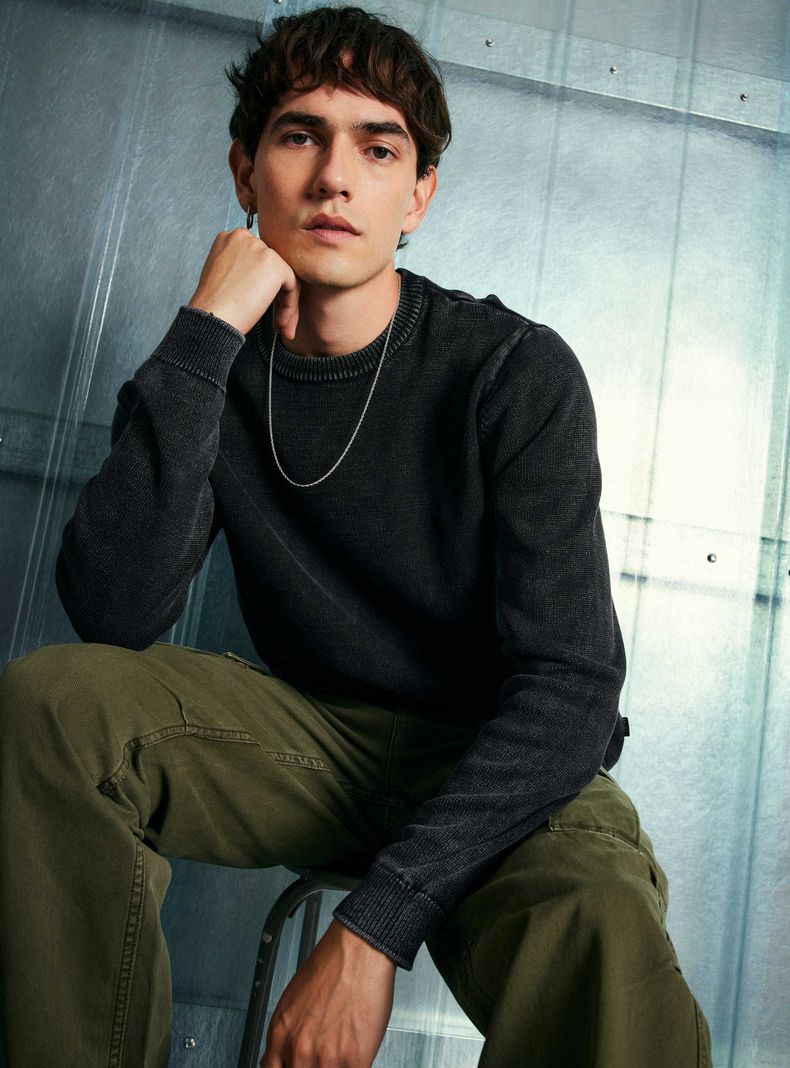 Sweater Liso Lavado-2