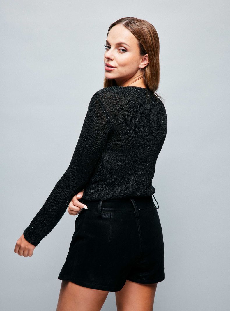 Sweater Doble Uso Escote Delantero y Espalda-1