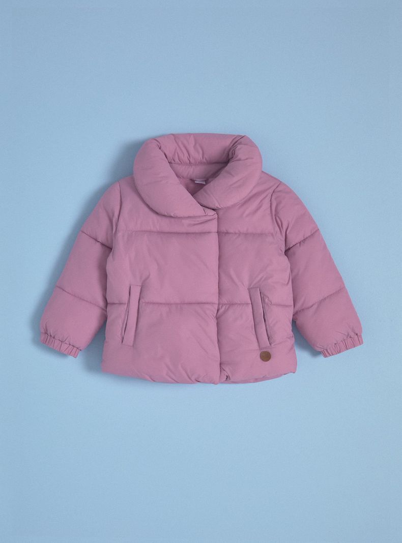 Parka Cuello de Diseño Especial-0