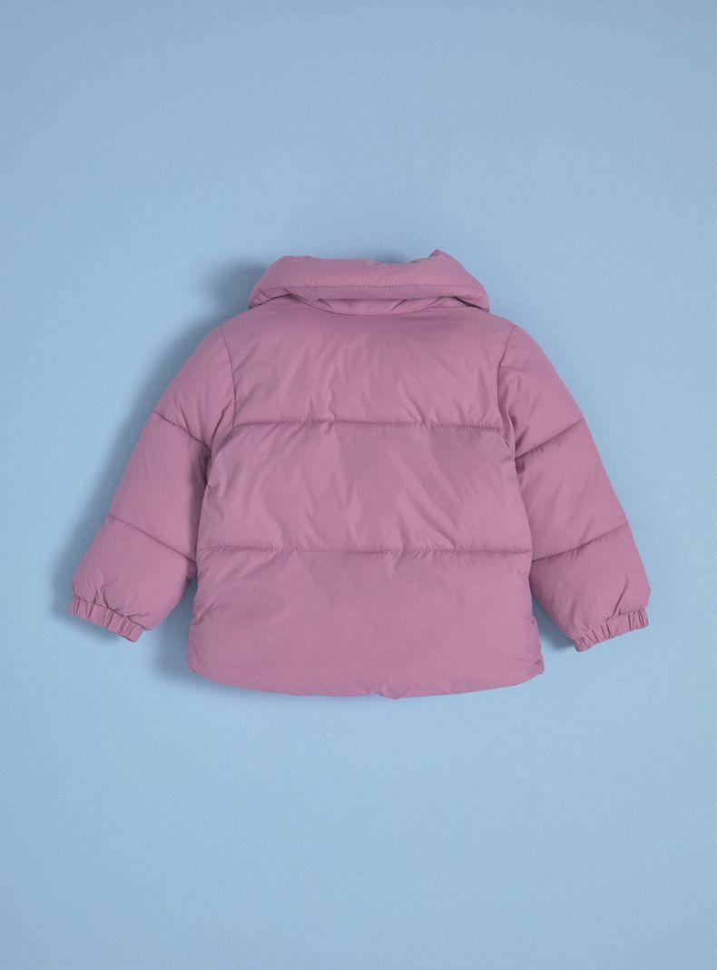 Parka Cuello de Diseño Especial-1
