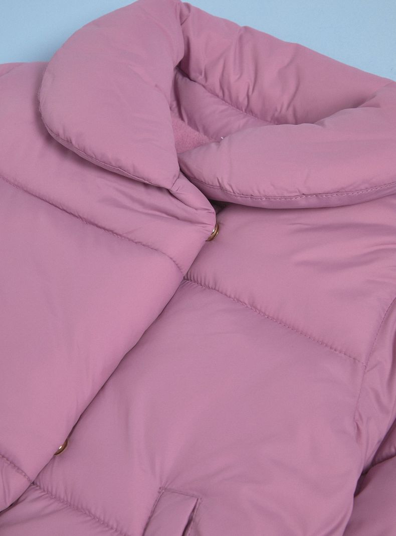 Parka Cuello de Diseño Especial-2