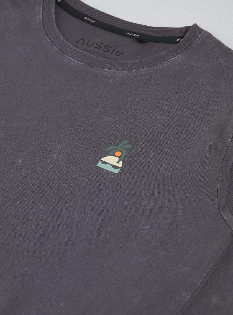 Polera Lavada con Bordado-2