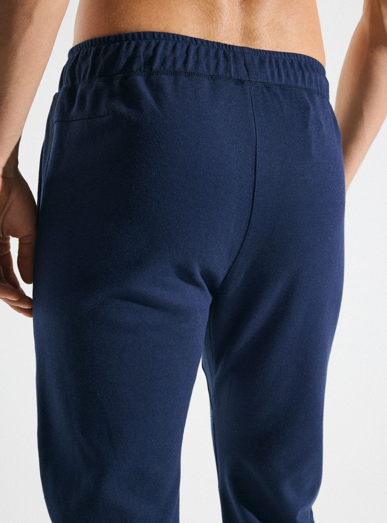 Pantalón Buzo Sin Felpa Tape en Costado-3