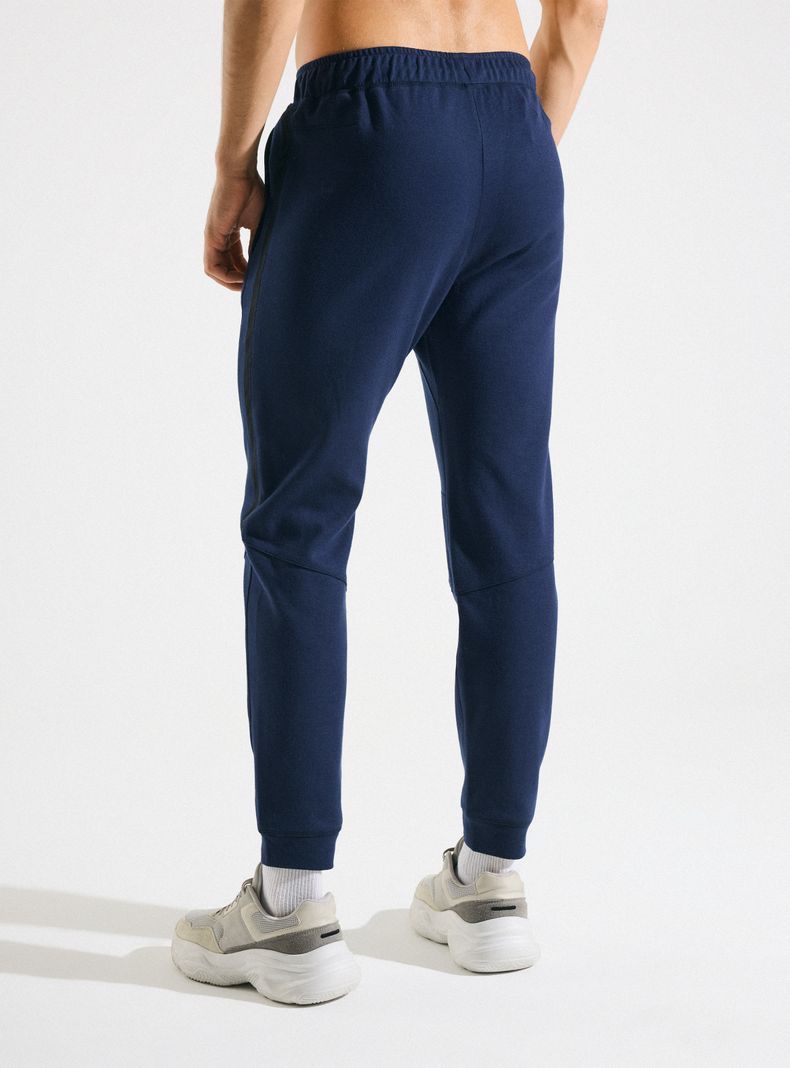 Pantalón Buzo Sin Felpa Tape en Costado-1