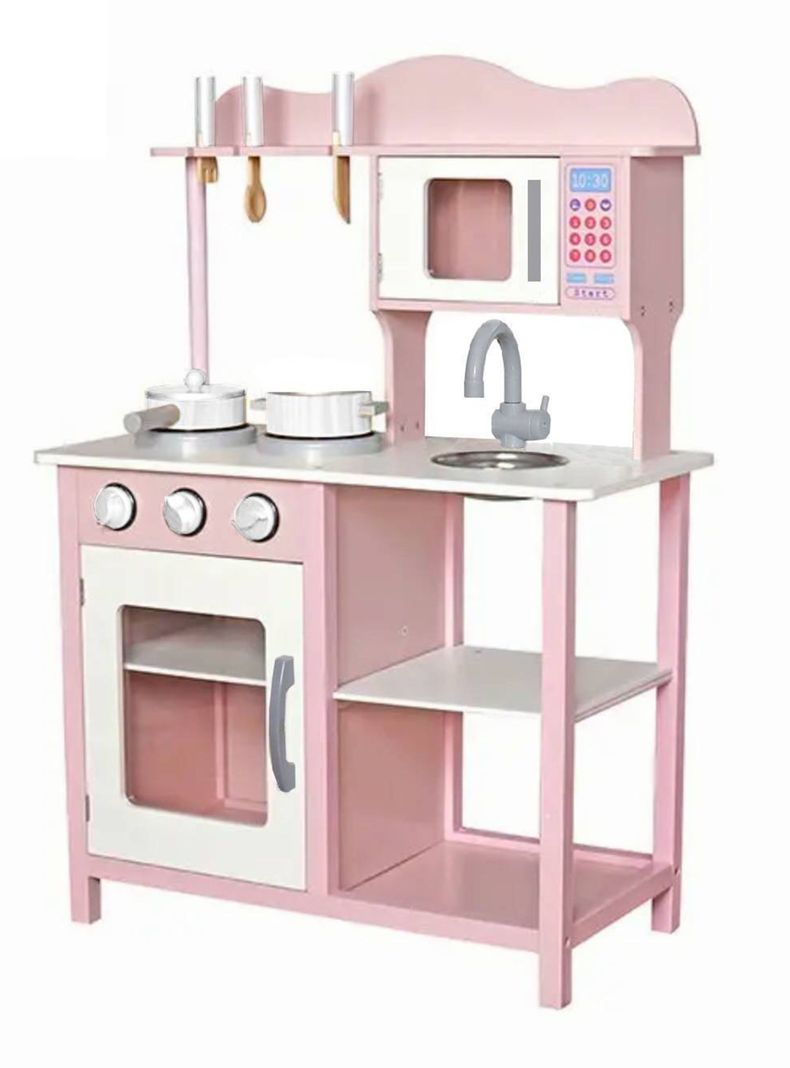 Cocina Sofía Rosa + Accesorios-2