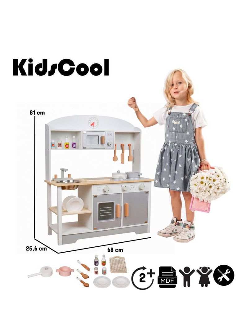 Cocina Montessori Blanca Kidscool - Main Image