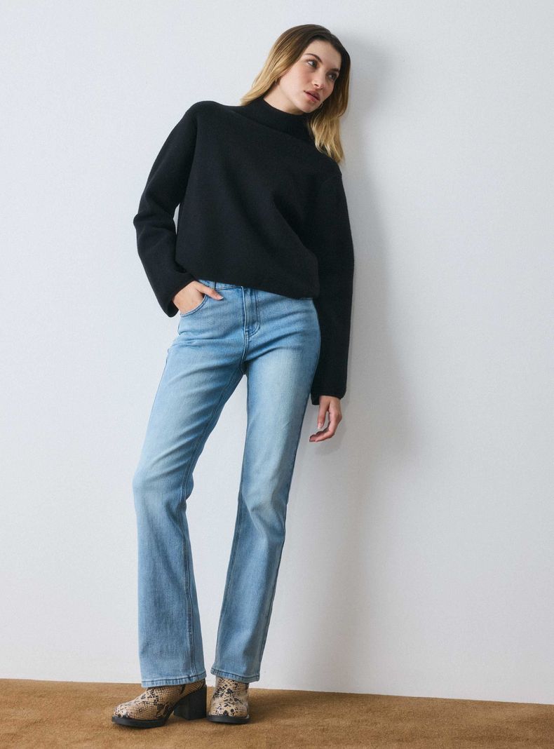 Sweater Cuello Alto Color-4