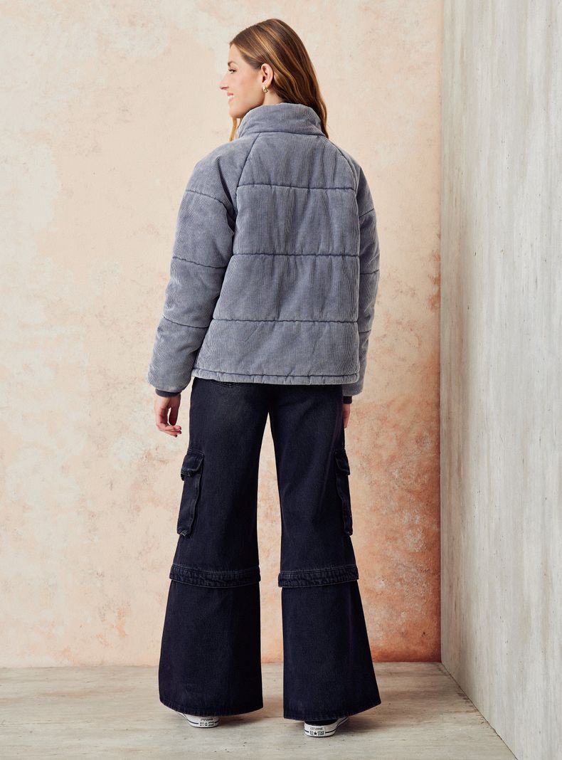 Parka Lavada con Bolsillos-5
