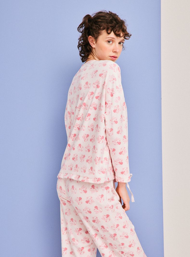 Pijama Disney Minnie Bordado Full Print-1