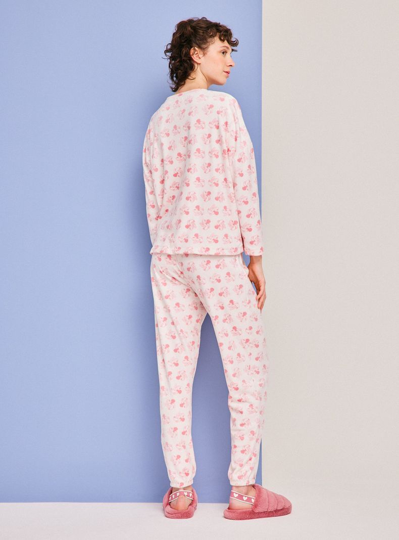 Pijama Disney Minnie Bordado Full Print-5