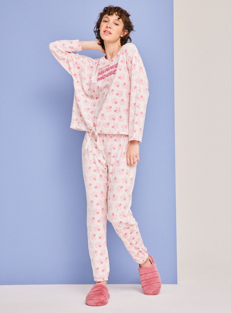 Pijama Disney Minnie Bordado Full Print-4