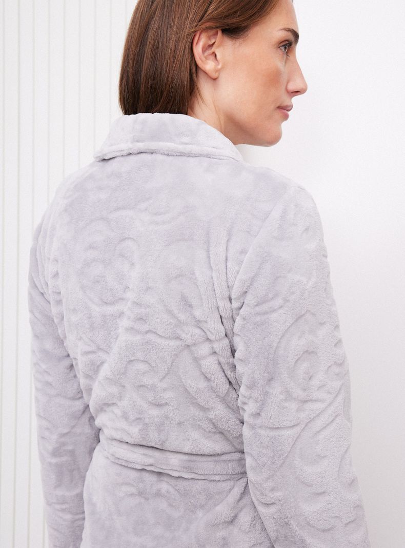 Bata Coral Fleece Embosse Suave-3