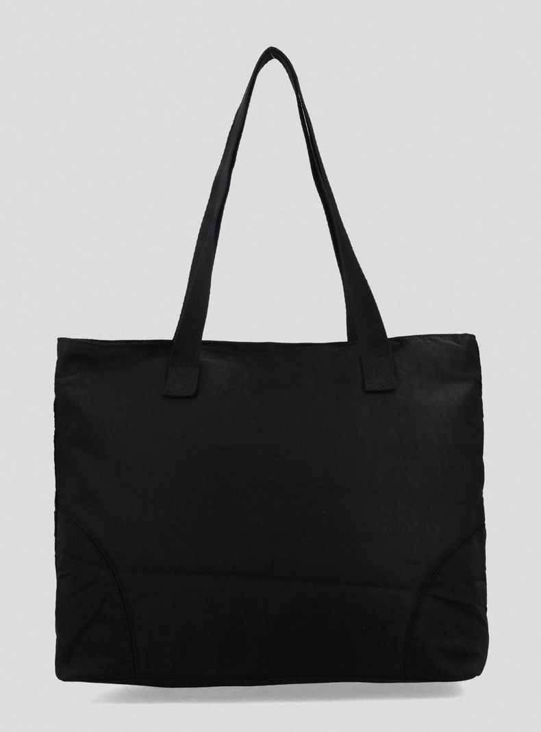 Cartera Totebag Textil con Asas Tejidas-2