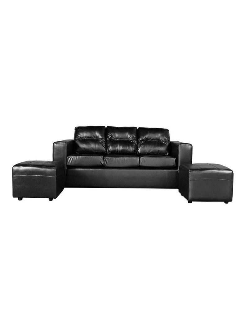 Sofá Nize 3 Cuerpos Pu + 2 Poufs-0
