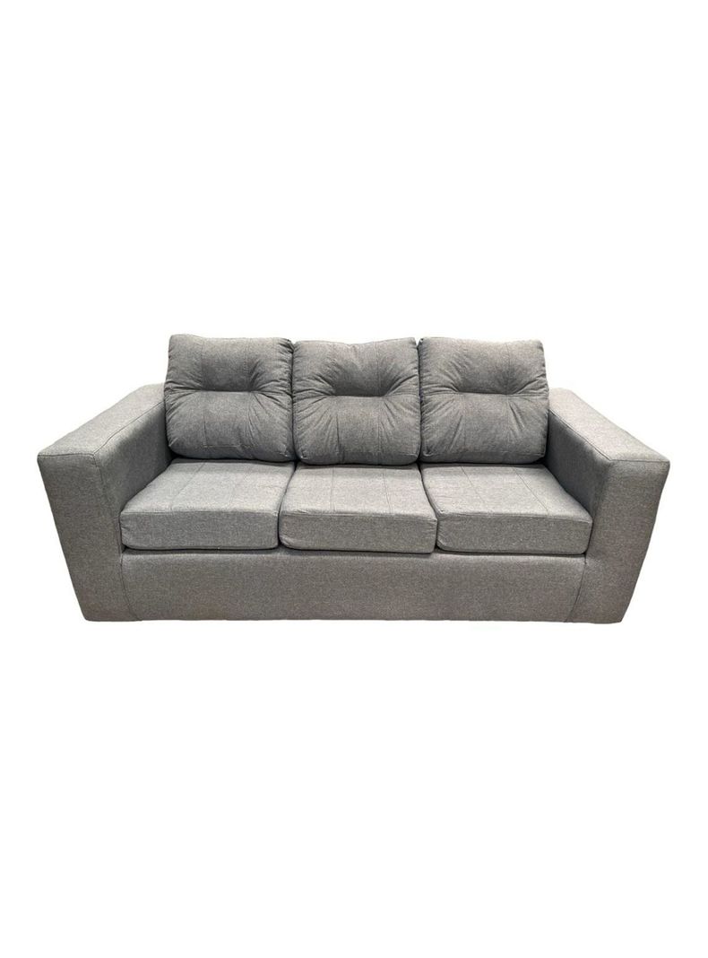 Sofá Nize 3 Cuerpos Tela + 2 Poufs-2