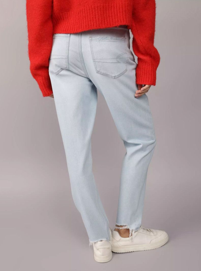 Jeans Ae Stretch Mom Rasgados-1