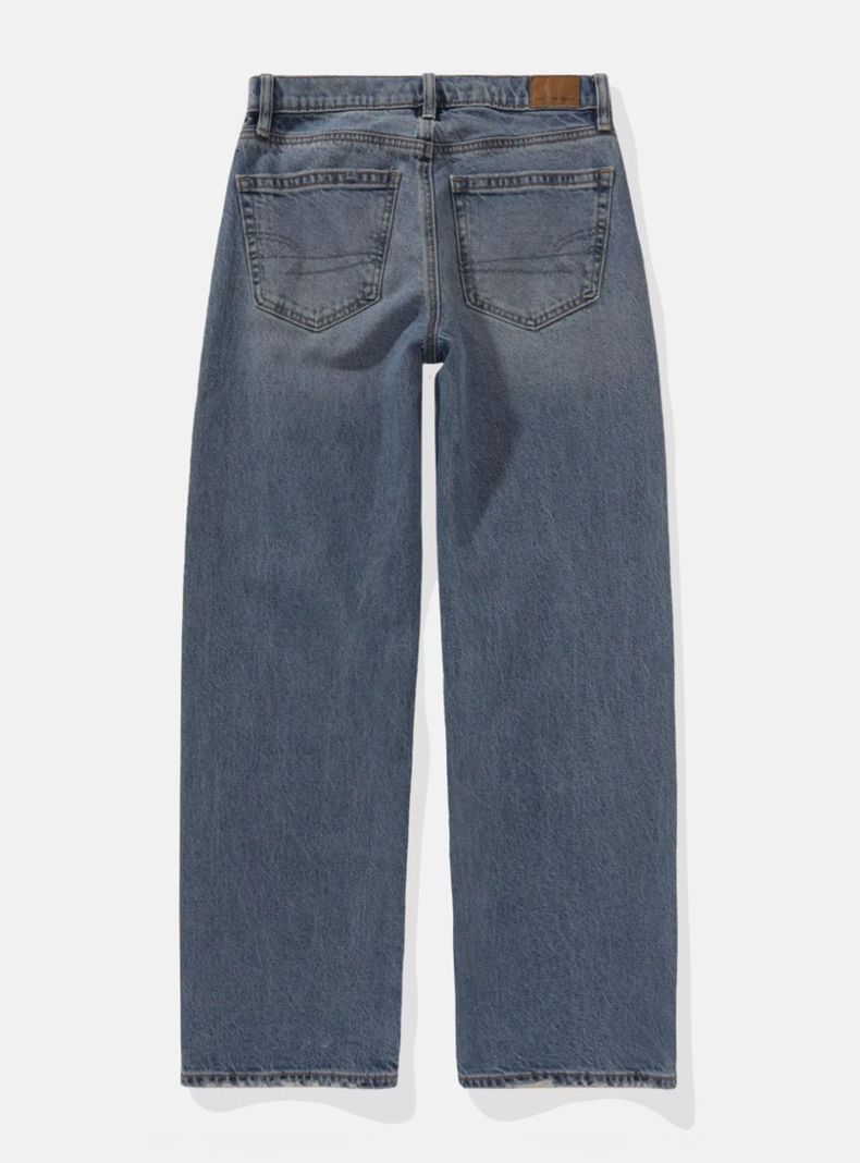 Jeans Ae Stovepipe Stretch Tiro Alto-3