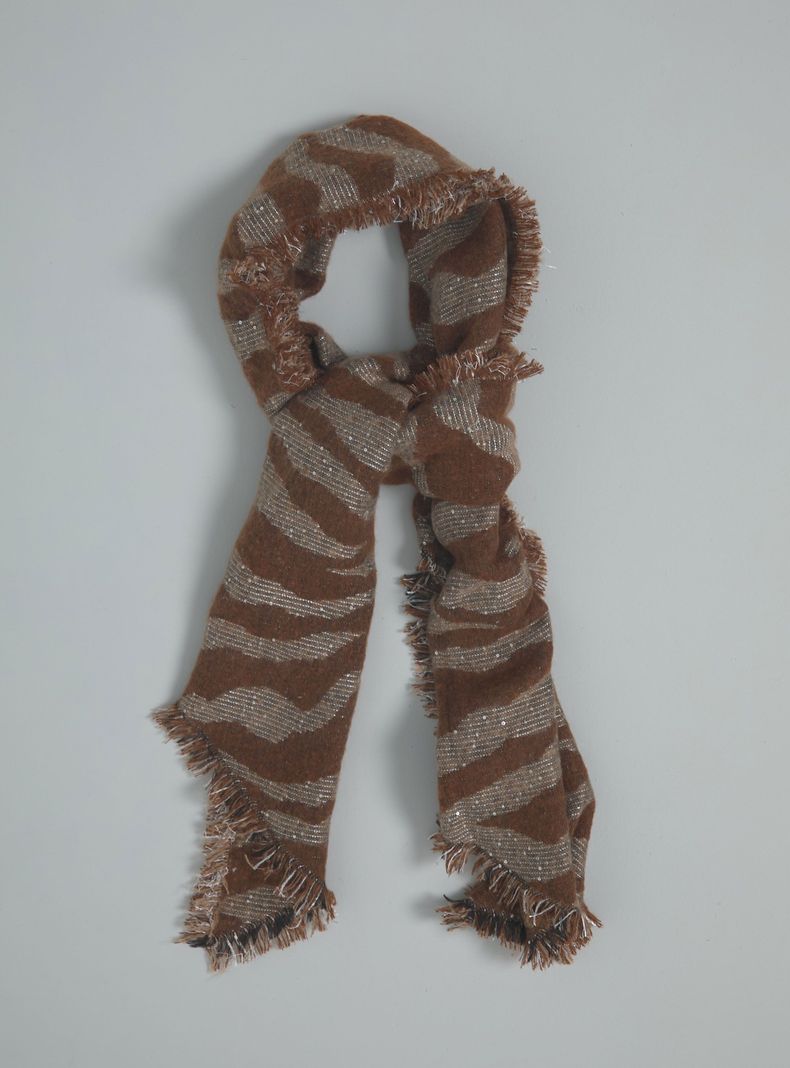 Bufanda Animal Print Jacquard-2
