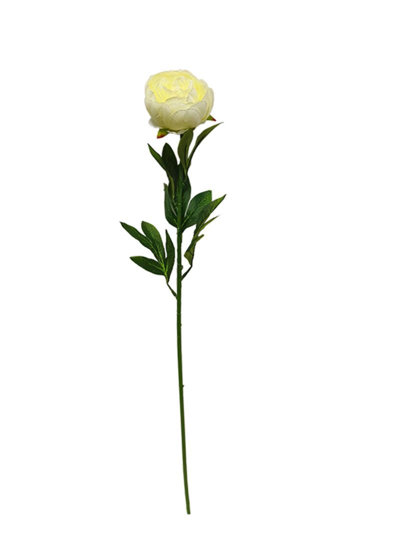 Peonia Blanco 2 Piezas-1