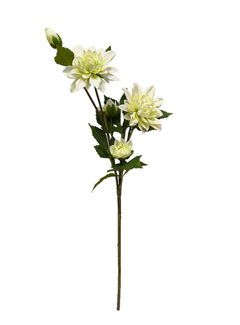 Flor Dalia Blanco 2 Piezas-1