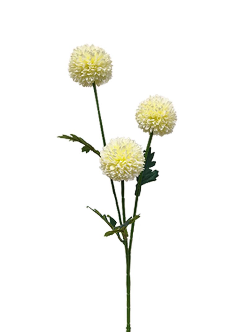 Flor Artificial Crisantemo Blanco 2-2