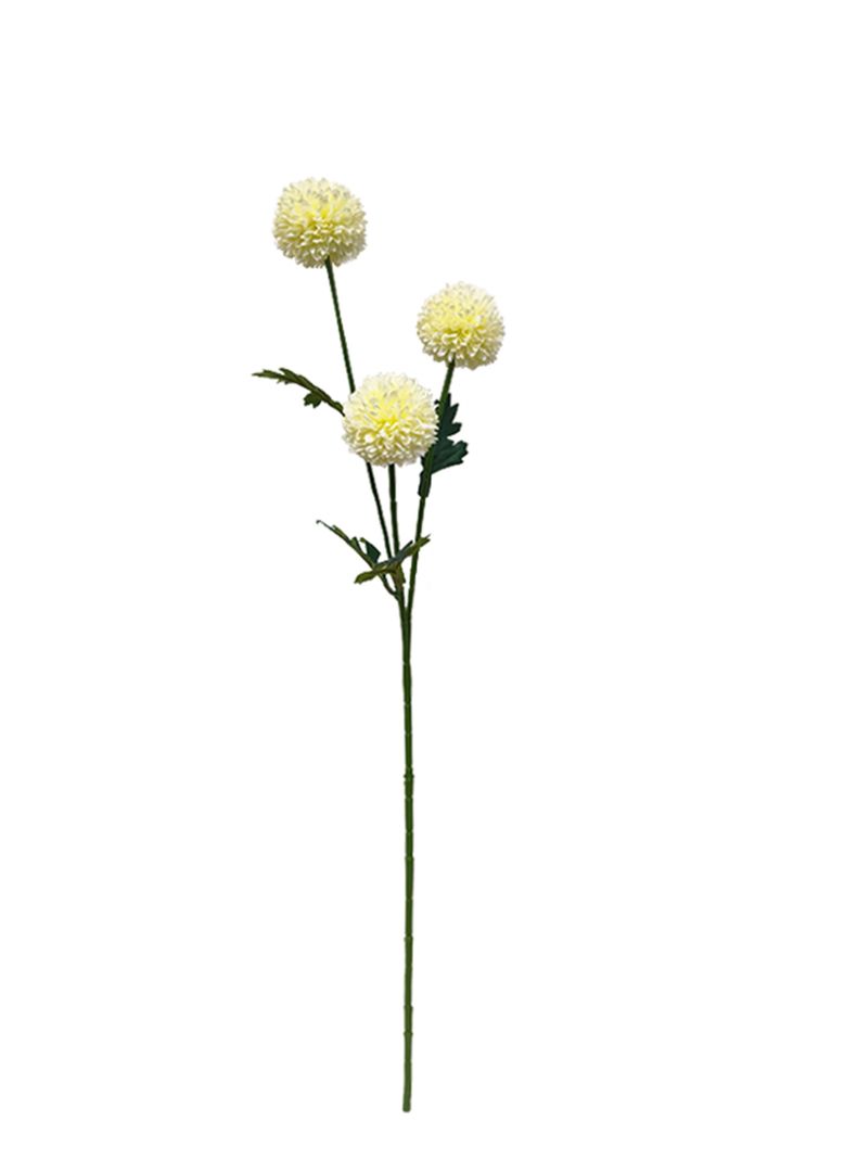Flor Artificial Crisantemo Blanco 2-1
