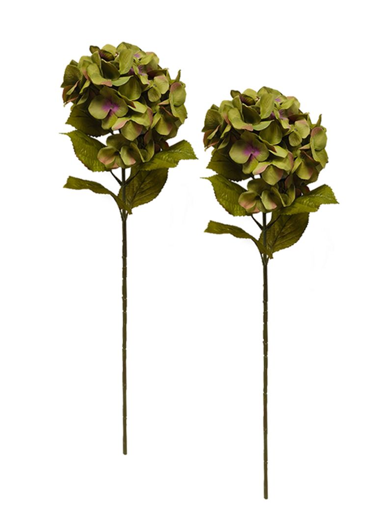 Hortensia Verde 2 Piezas-0