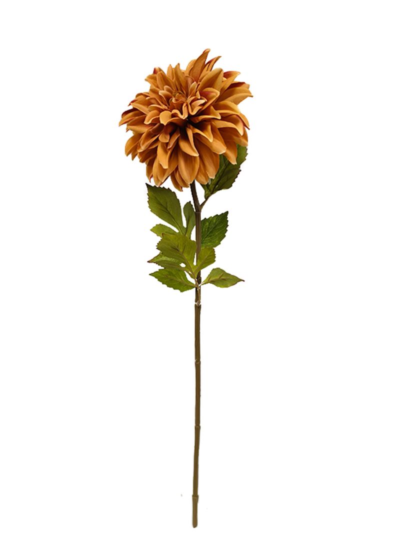 Flor Dalia Naranjo 2 Piezas-1