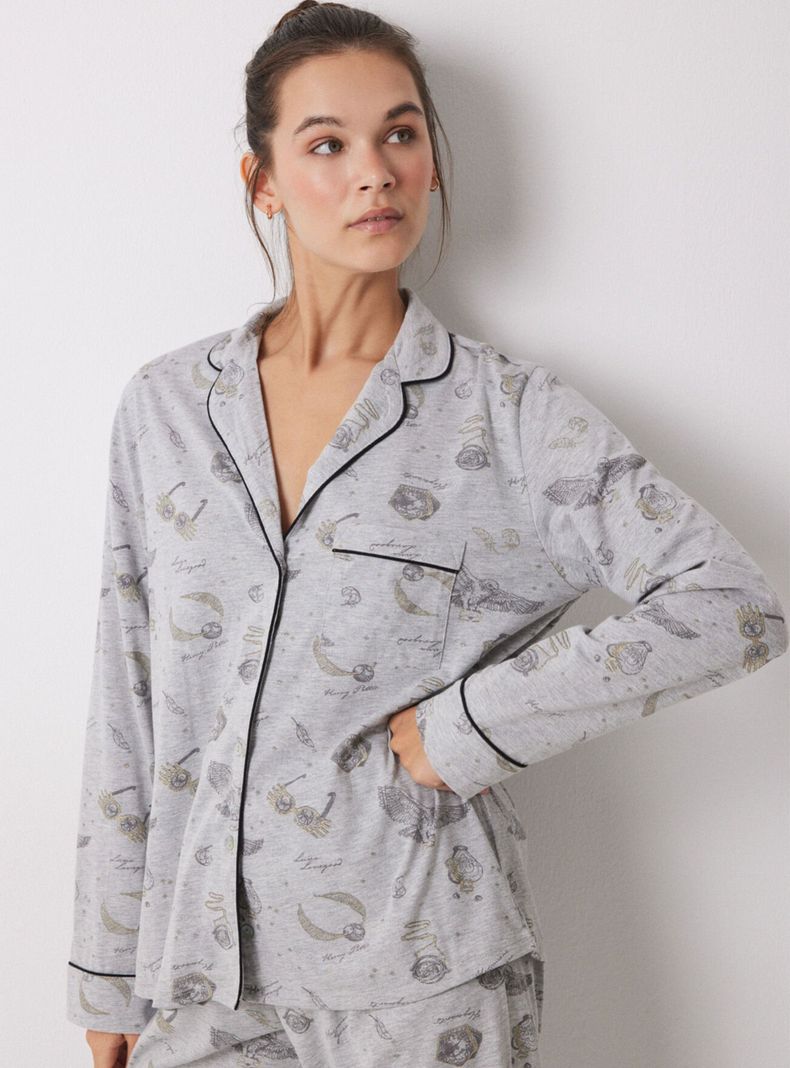 Pijama Camisero Algodón Harry Potter-2