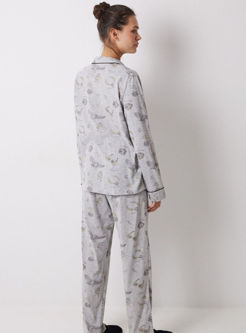 Pijama Camisero Algodón Harry Potter-1