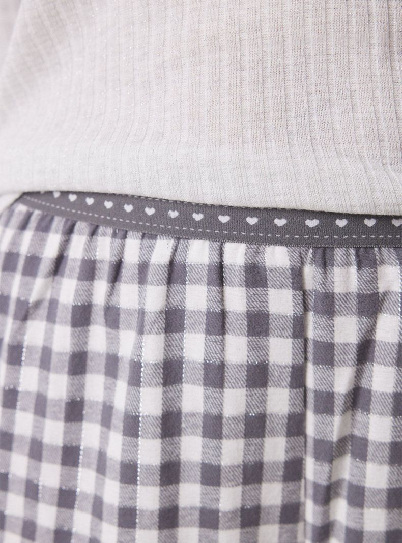 Pijama Largo Cuadros-4