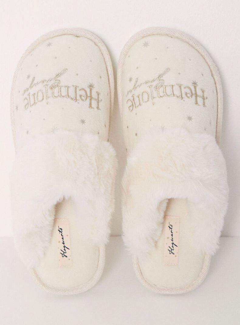 Pantuflas Casa Hermione Marfil-2