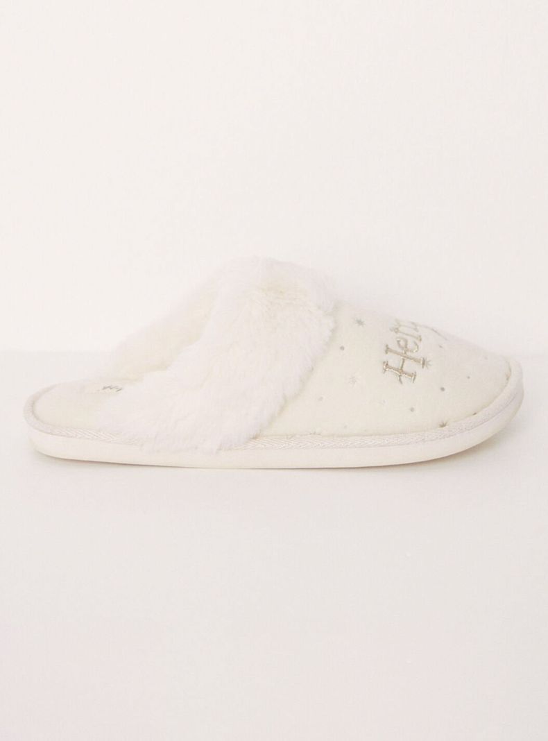 Pantuflas Casa Hermione Marfil-3