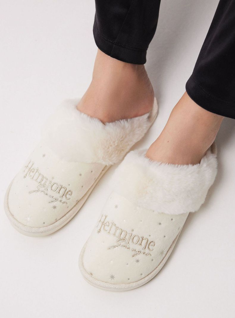 Pantuflas Casa Hermione Marfil-0