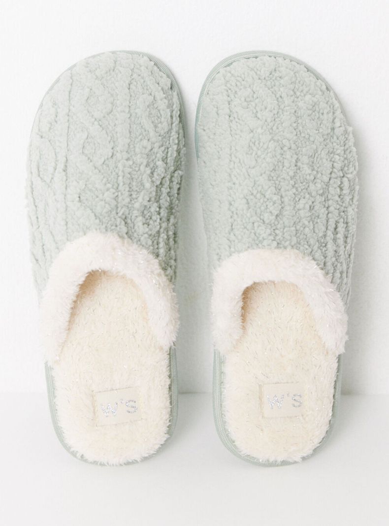 Pantuflas Tejido Pelo-3