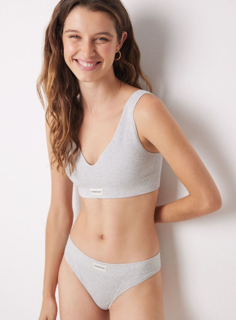 Colaless Tejido Canalé Seamless Tenue-4
