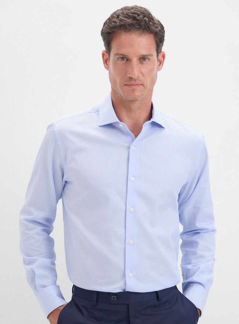 Camisa Vestir Rayas Plancha-0